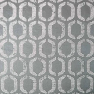 black-grey geometric jacquard fabric from Cristina Marrone