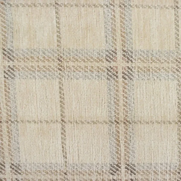 brown checked velvet-chenille fabric from Cristina Marrone
