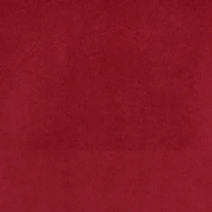 red plain velvet-chenille fabric from Cristina Marrone