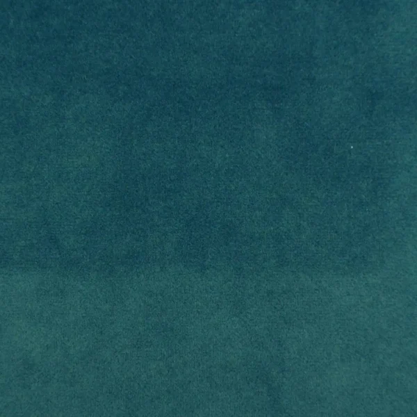Passione Fabric - Petrol by blue plain velvet-chenille fabric from Cristina Marrone