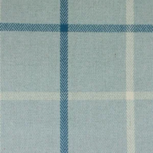 blue checked woven fabric from Cristina Marrone