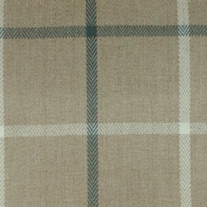 brown checked woven fabric from Cristina Marrone