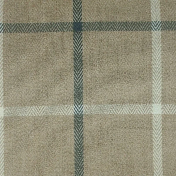brown checked woven fabric from Cristina Marrone