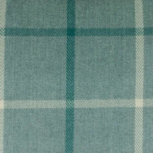 blue checked woven fabric from Cristina Marrone