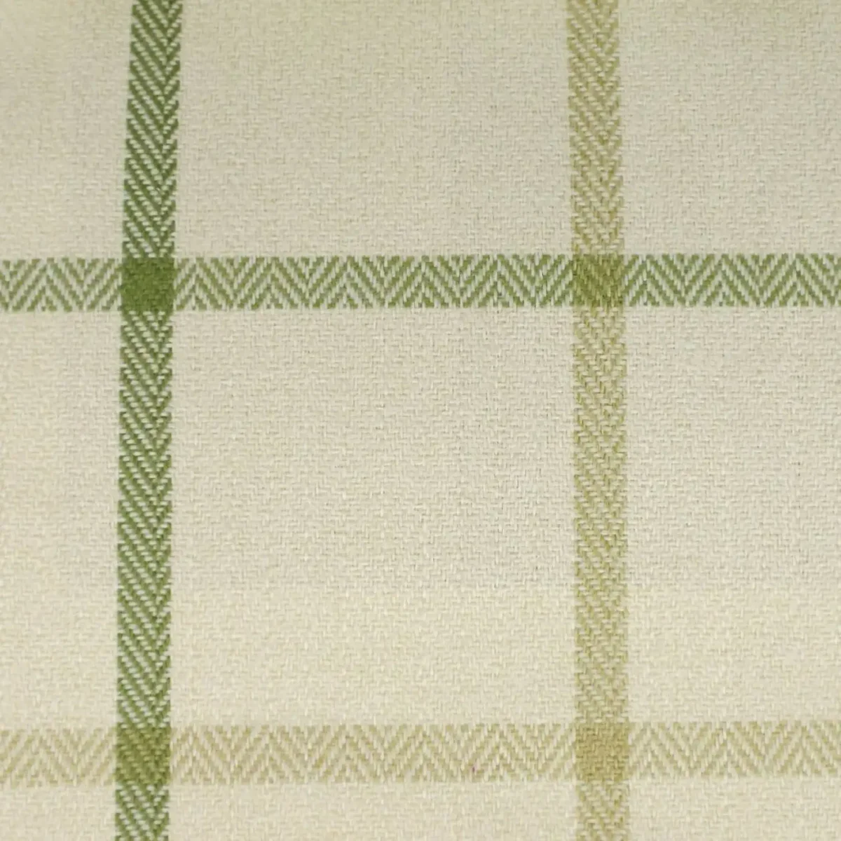 Piazza Window Pane Fabric - Spring by green checked woven fabric from Cristina Marrone