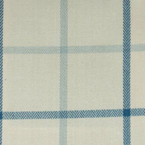 blue checked woven fabric from Cristina Marrone