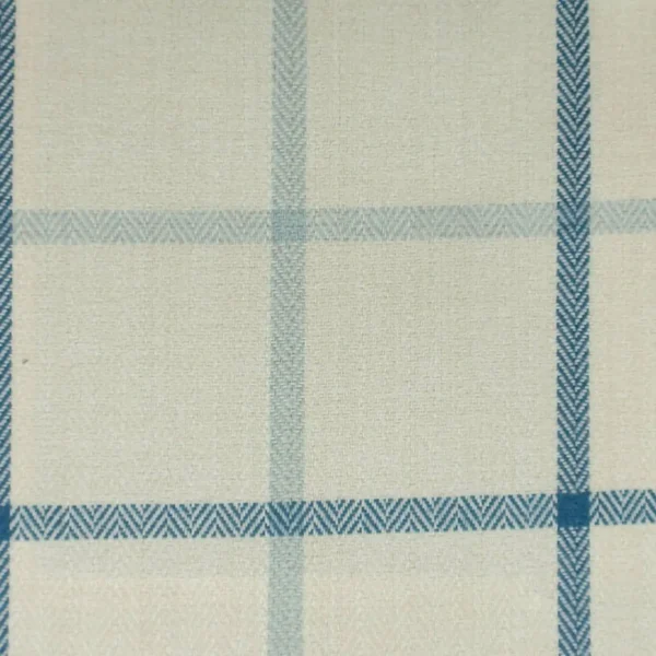 blue checked woven fabric from Cristina Marrone