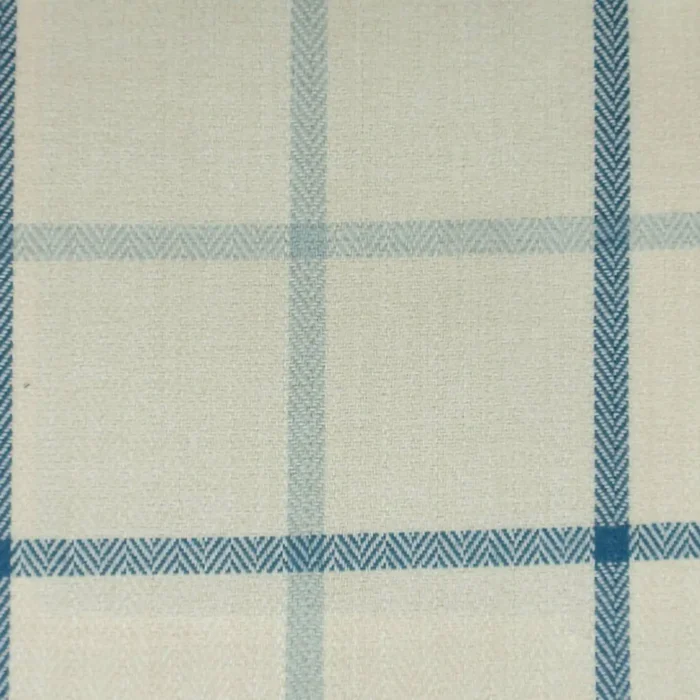 Piazza Window Pane Fabric - Putty swatch
