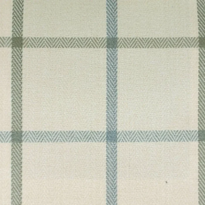 Piazza Window Pane Fabric - Cream swatch