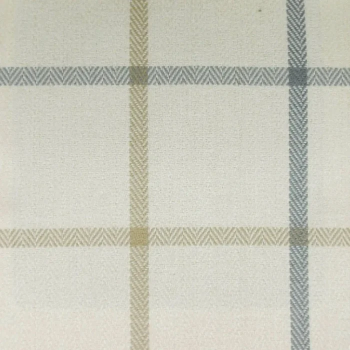 Piazza Window Pane Fabric - Cappacino swatch