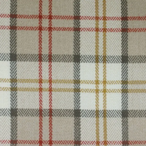 brown checked woven fabric from Cristina Marrone
