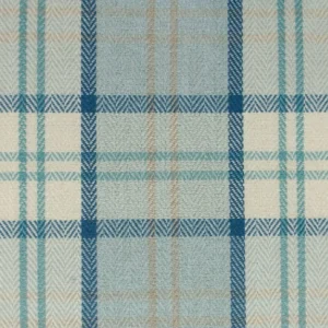 blue checked woven fabric from Cristina Marrone