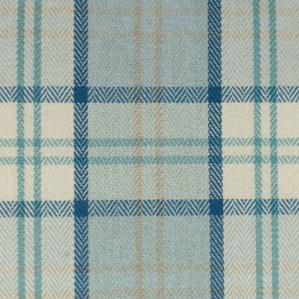 blue checked woven fabric from Cristina Marrone