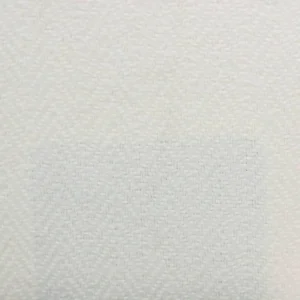 white plain woven fabric from Cristina Marrone