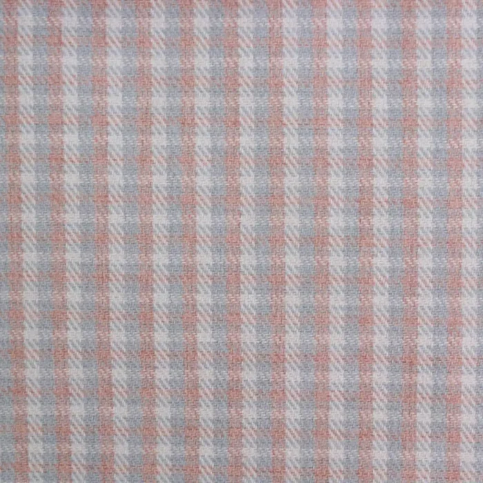 Quattro Check Fabric - Rose swatch