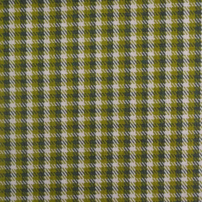 Quattro Check Fabric - Fern swatch