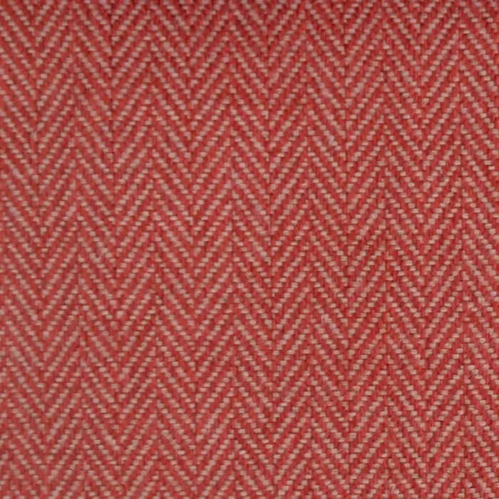 Quattro Herringbone Fabric - Coral swatch