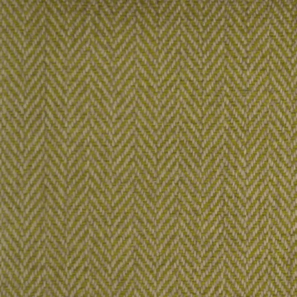 Quattro Herringbone Fabric - Lime by green geometric woven fabric from Cristina Marrone