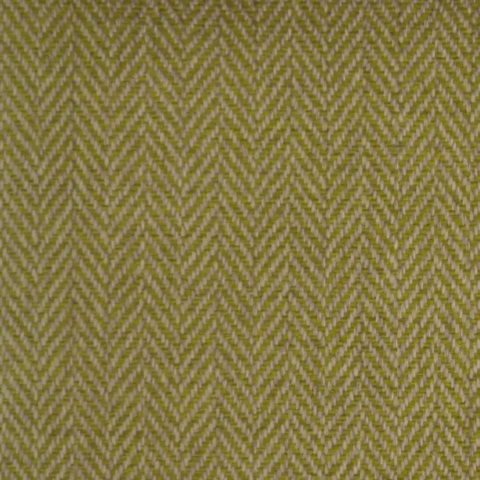 Quattro Herringbone Fabric - Lime swatch