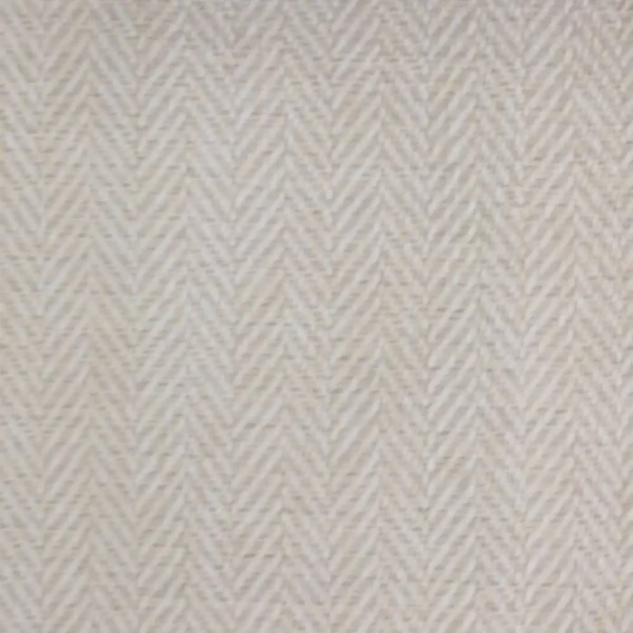 Quattro Herringbone Fabric - Cream swatch