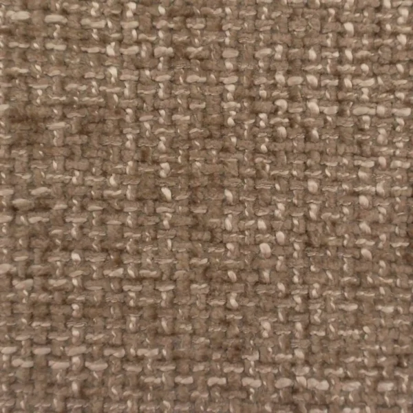 Strada Fabric - Biscuit by brown plain velvet-chenille fabric from Cristina Marrone