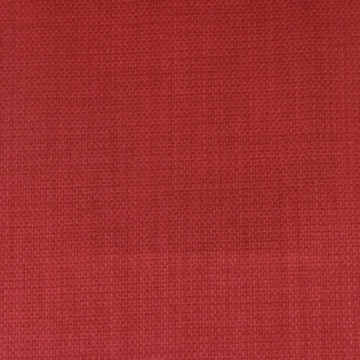 Turin Fabric - Red by red plain woven fabric from Cristina Marrone