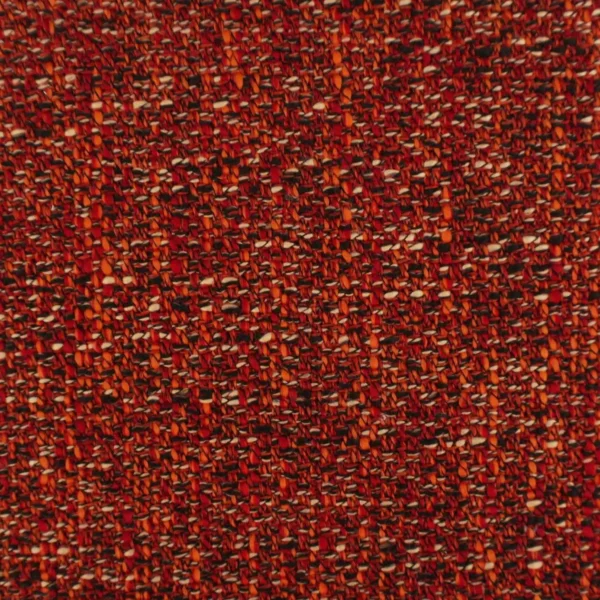 Vulcano Fabric - Burnt Orange by orange plain velvet-chenille fabric from Cristina Marrone