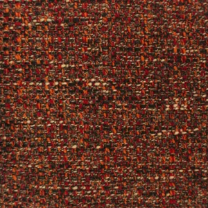 orange plain velvet-chenille fabric from Cristina Marrone