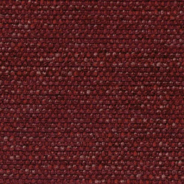 Elba Fabric - Carmine by red plain woven fabric from Cristina Marrone