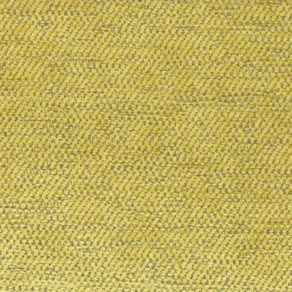 Napoli Fabric - Lemon by yellow plain velvet-chenille fabric from Cristina Marrone