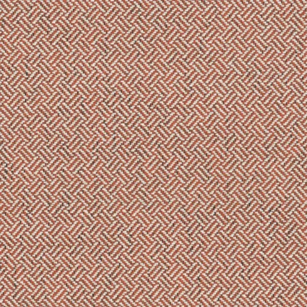 Uffizi Fabric - Rust by orange plain woven fabric from Cristina Marrone