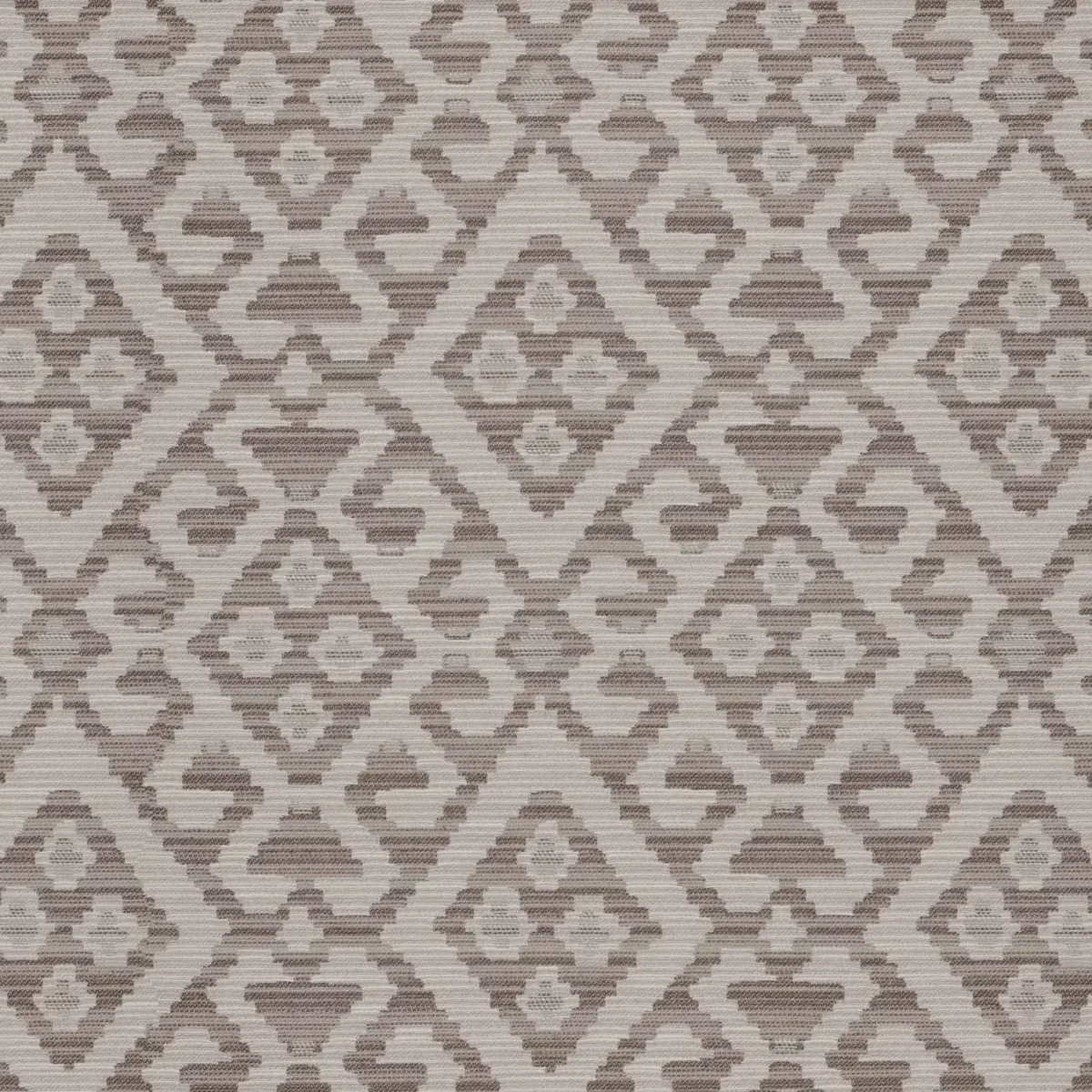 Bakhtair Fabric - Stone by black-grey geometric velvet-chenille fabric from Warwick