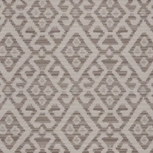 black-grey geometric velvet-chenille fabric from Warwick