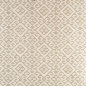 brown geometric velvet-chenille fabric from Warwick