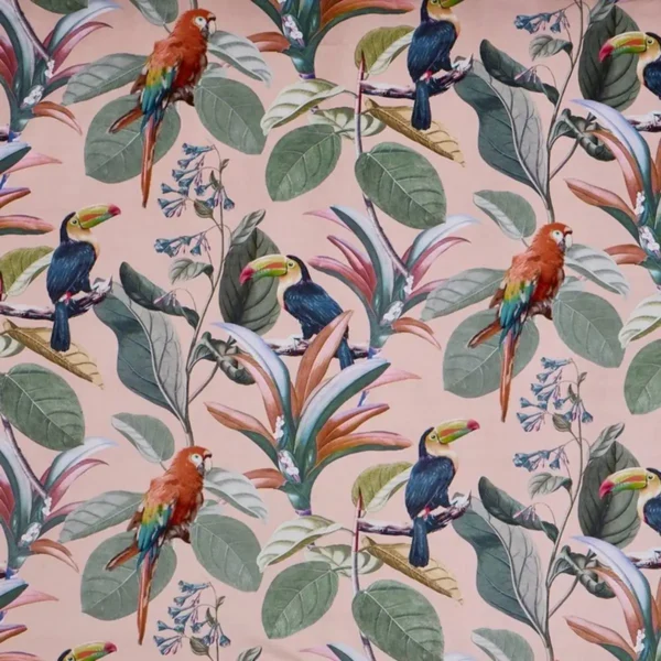 multicolour animal velvet-chenille fabric from Prestigious Textiles