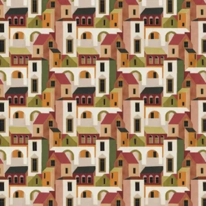 multicolour misc cotton fabric from Prestigious Textiles