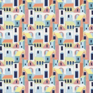 multicolour misc cotton fabric from Prestigious Textiles
