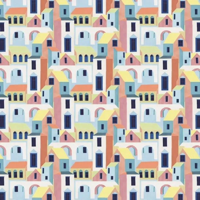Santiago Fabric - Sorbet swatch