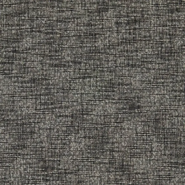 Cetara Fabric - Charcoal by white plain woven fabric from Studio G