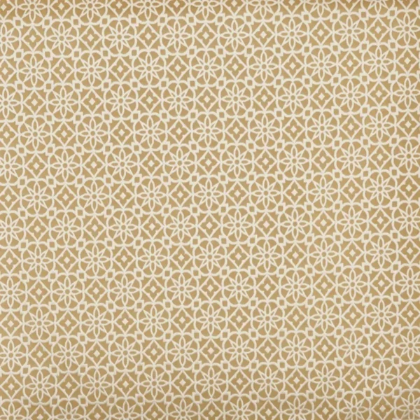 Solstice Fabric - Saffron by neutral geometric jacquard fabric from Prestigious Textiles