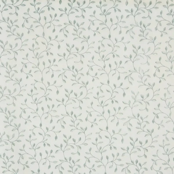 green botanical embroideried fabric from Prestigious Textiles