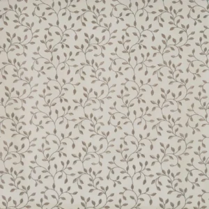 neutral botanical embroideried fabric from Prestigious Textiles