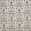 green botanical embroideried fabric from Prestigious Textiles