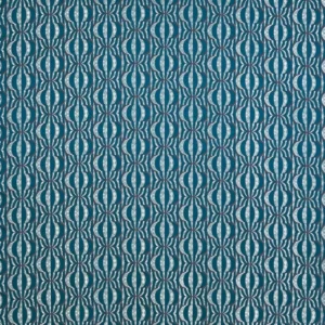 blue geometric jacquard fabric from Prestigious Textiles