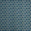 blue geometric embroideried fabric from Prestigious Textiles
