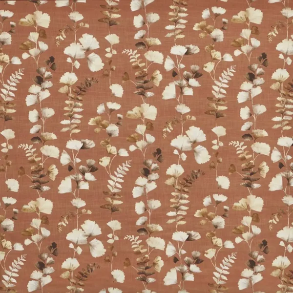 neutral botanical printed fabric from Prestigious Textiles