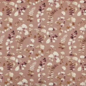 pink botanical printed fabric from Prestigious Textiles