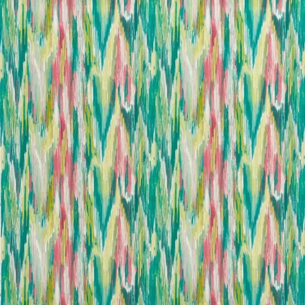 Bombay Fabric - Flamingo by green misc cotton fabric from Prestigious Textiles
