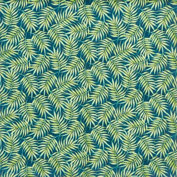 Goa Fabric - Tropical by green botanical cotton fabric from Prestigious Textiles