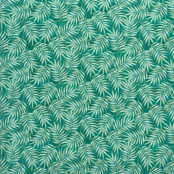 Goa Fabric - Jade by green botanical cotton fabric from Prestigious Textiles